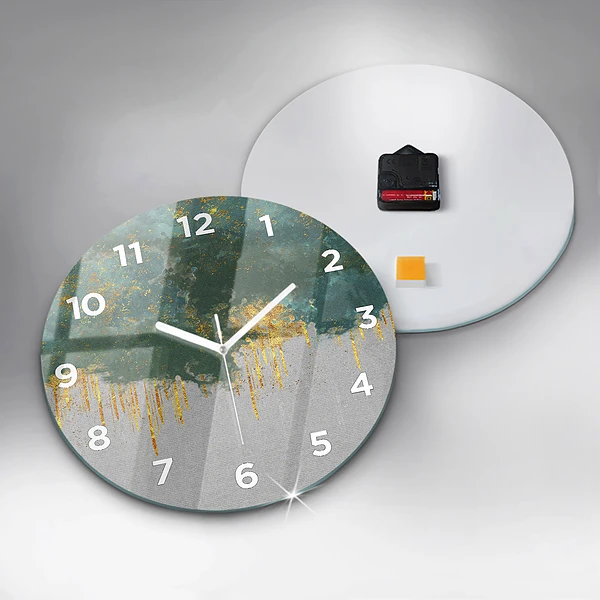 Horloge ronde Motif décoratif
