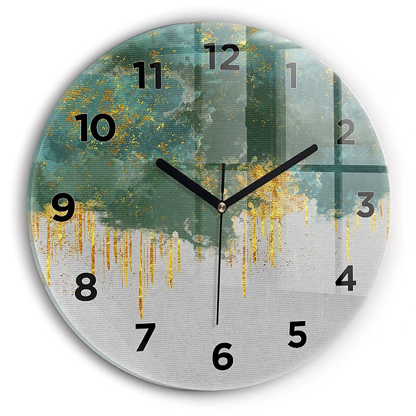 Horloge ronde Motif décoratif