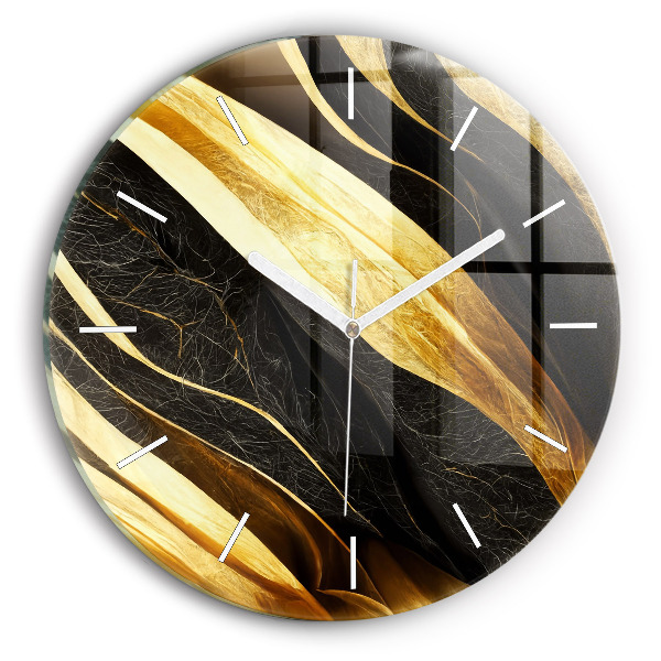Horloge ronde Abstraction élégante