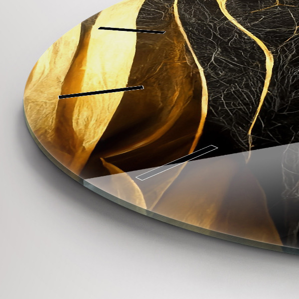 Horloge ronde Abstraction élégante