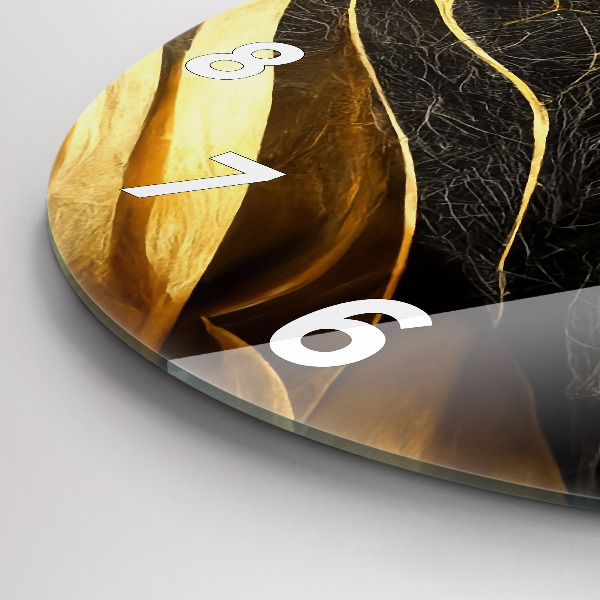 Horloge ronde Abstraction élégante