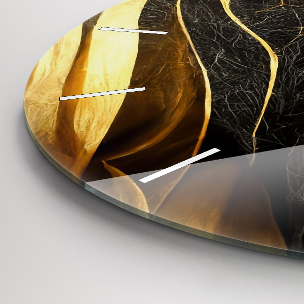 Horloge ronde Abstraction élégante