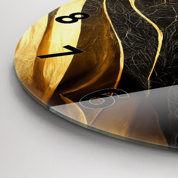 Horloge ronde Abstraction élégante