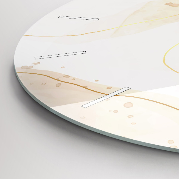 Horloge ronde 'Taches d''aquarelle'