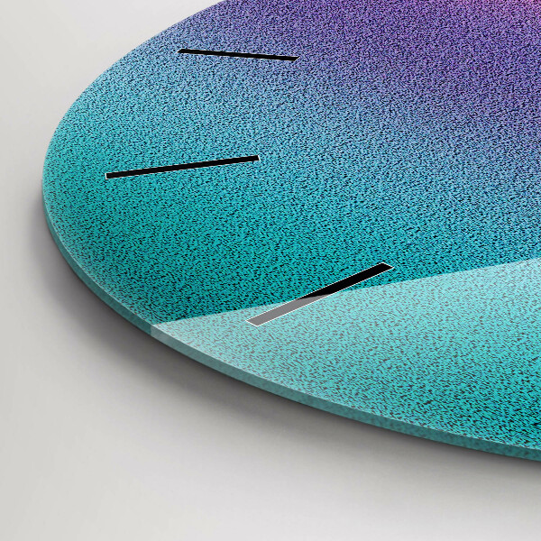 Horloge ronde Motif dégradé