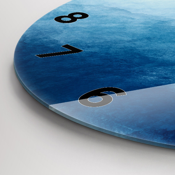 Pendule murale ronde Eau de captage