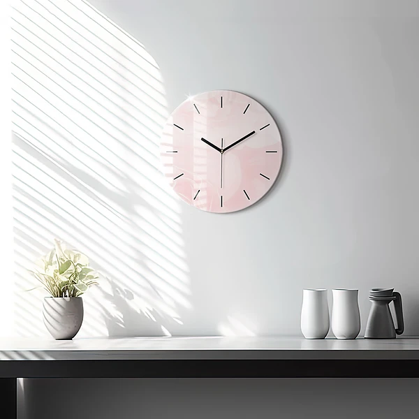 Horloge ronde Roses