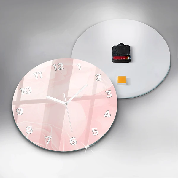 Horloge ronde Roses