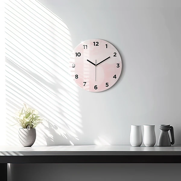 Horloge ronde Roses