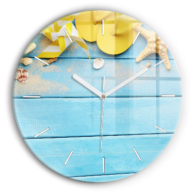 Horloge ronde Accessoires et planches de plage