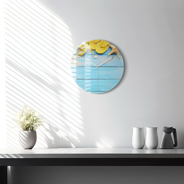 Horloge ronde Accessoires et planches de plage