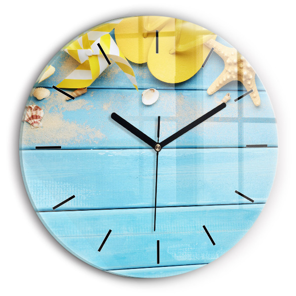 Horloge ronde Accessoires et planches de plage