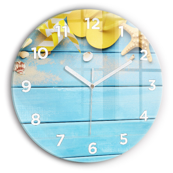 Horloge ronde Accessoires et planches de plage