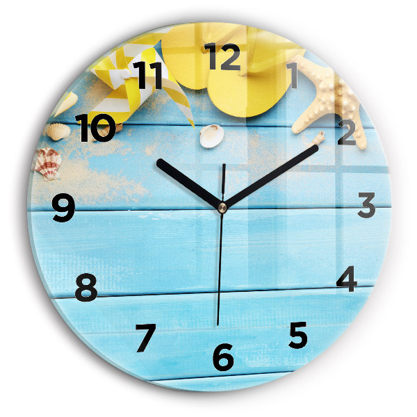 Horloge ronde Accessoires et planches de plage