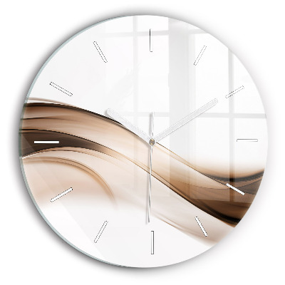 Horloge ronde 'Ligne d''abstraction'
