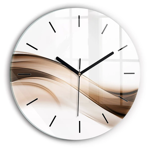 Horloge ronde 'Ligne d''abstraction'