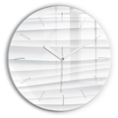 Horloge ronde Texture des vagues