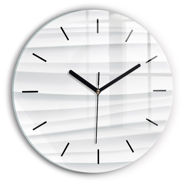 Horloge ronde Texture des vagues