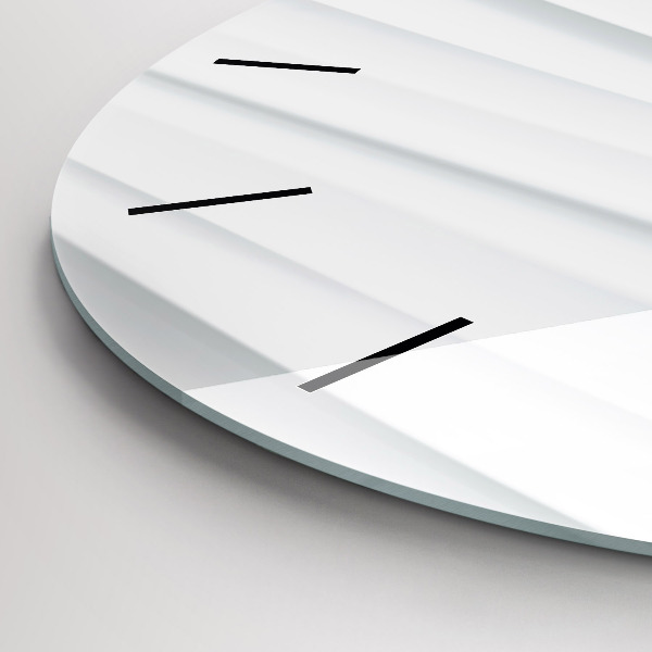 Horloge ronde Texture des vagues