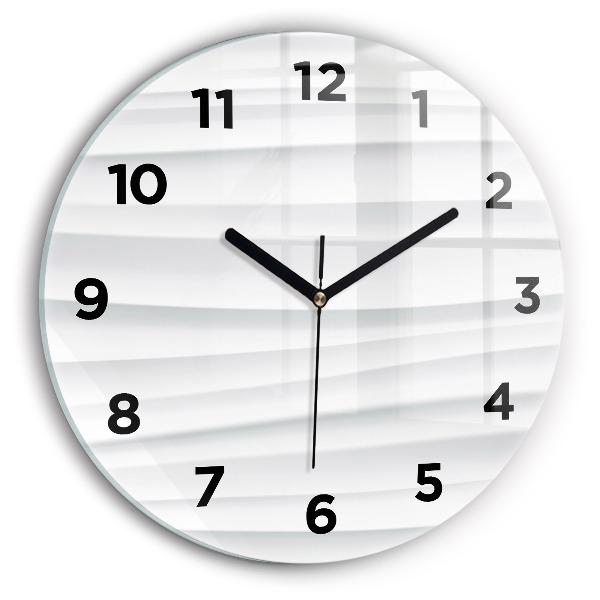 Horloge ronde Texture des vagues