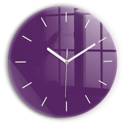Horloge ronde Violet