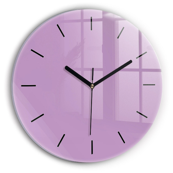 Horloge ronde Lilas