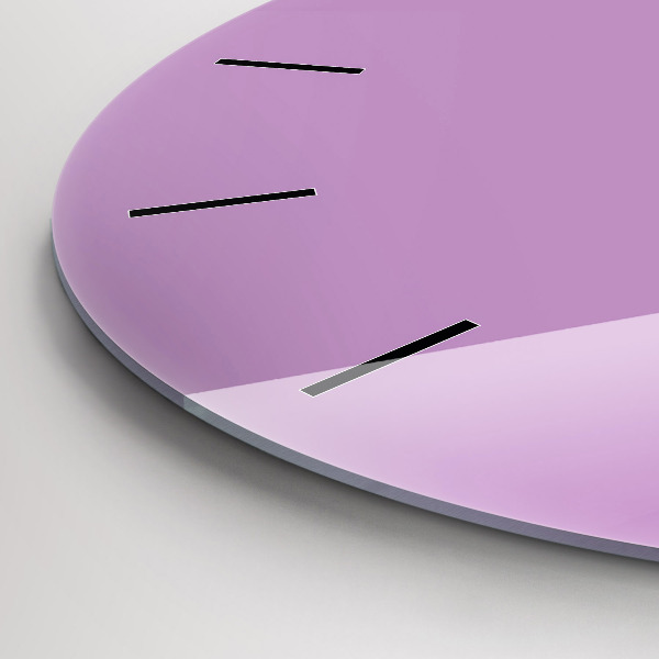 Horloge ronde Lilas