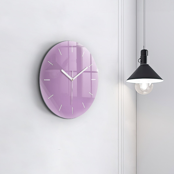 Horloge ronde Lilas