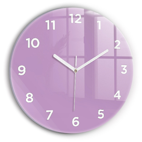 Horloge ronde Lilas
