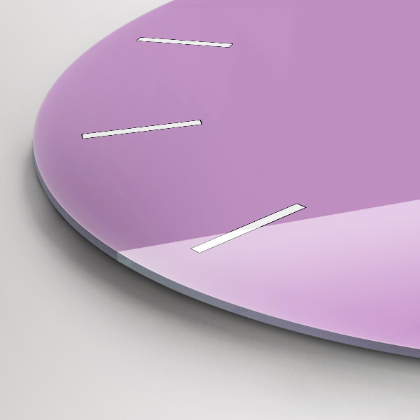 Horloge ronde Lilas