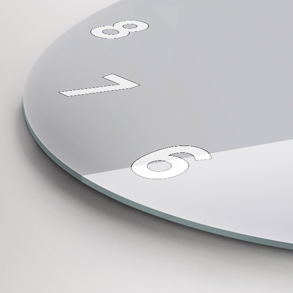 Horloge ronde Gris clair