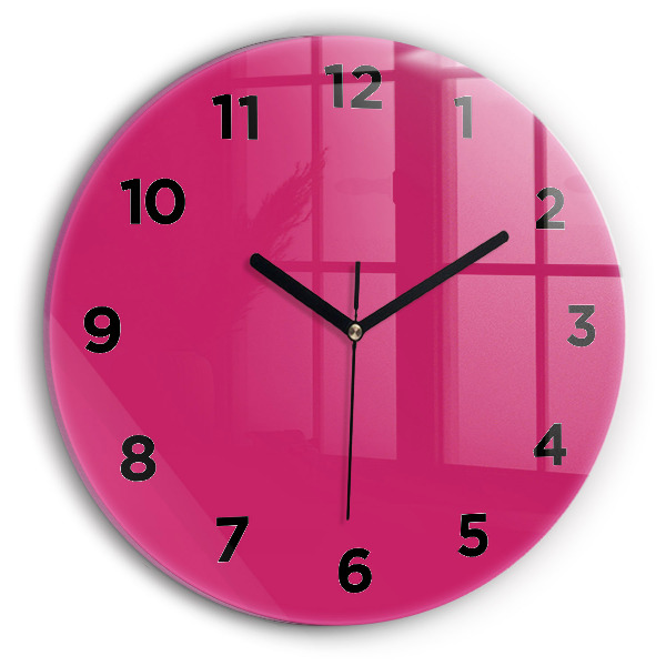 Horloge ronde Rose