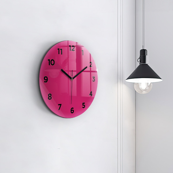 Horloge ronde Rose