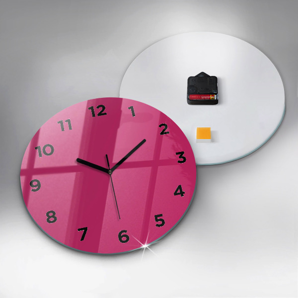 Horloge ronde Rose