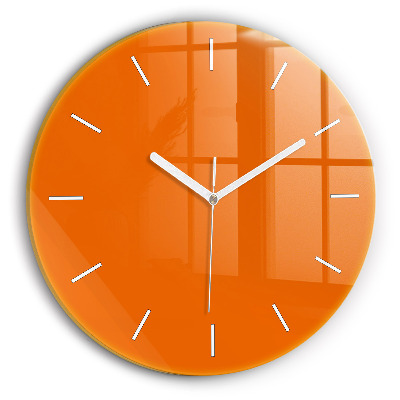 Horloge ronde Orange