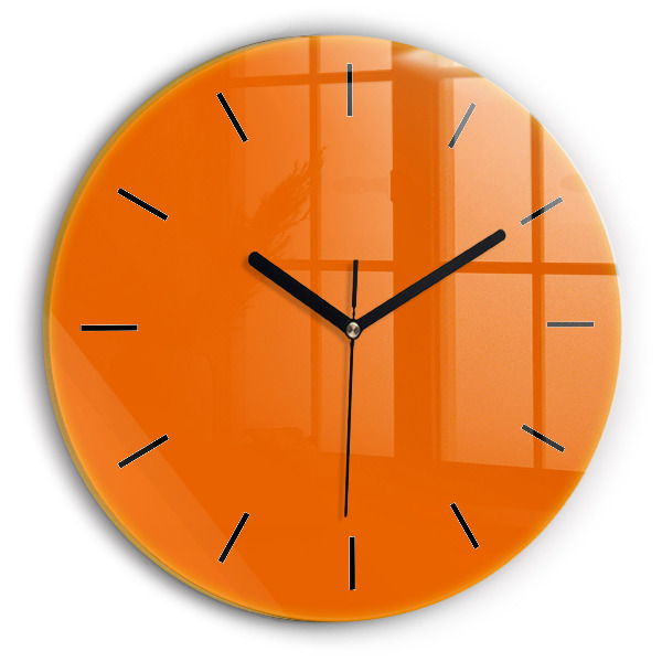 Horloge ronde Orange