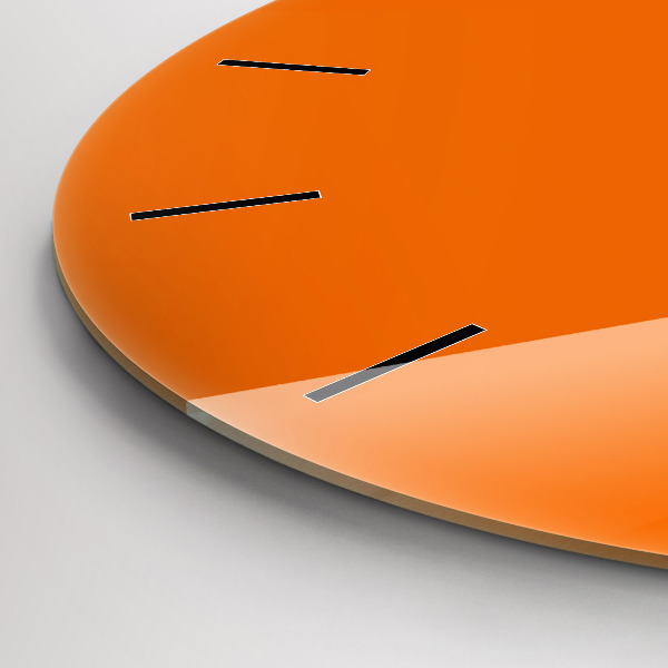 Horloge ronde Orange