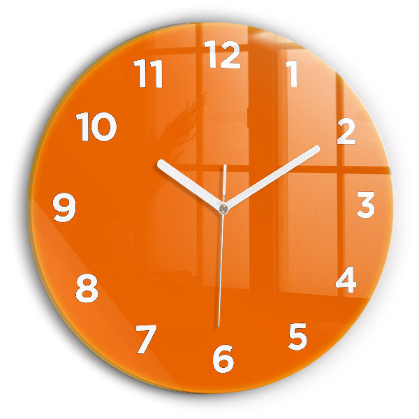 Horloge ronde Orange