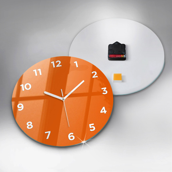 Horloge ronde Orange