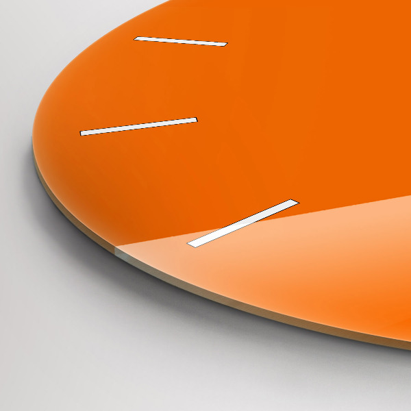 Horloge ronde Orange