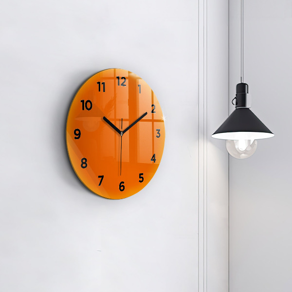 Horloge ronde Orange
