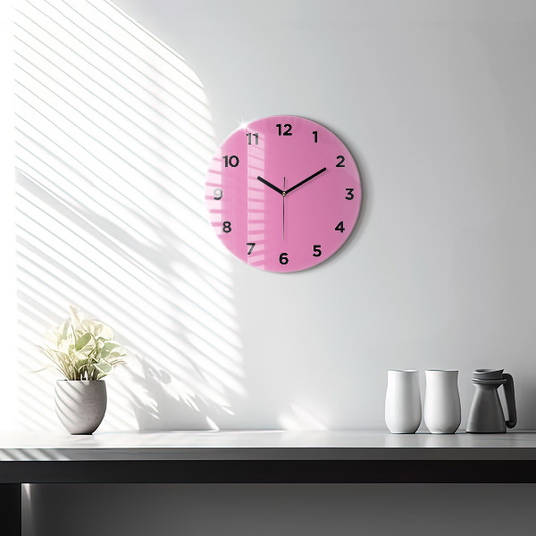 Horloge ronde Rose