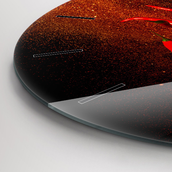 Horloge ronde Piments