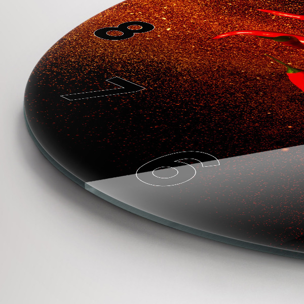 Horloge ronde Piments