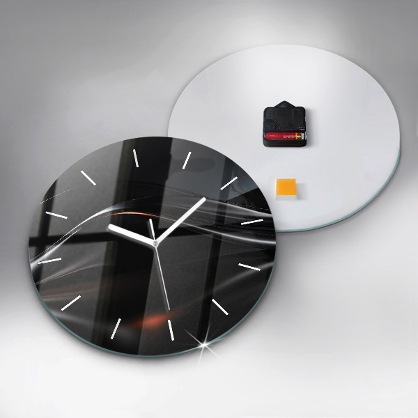 Horloge ronde Abstraction