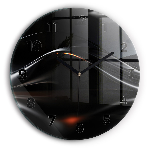 Horloge ronde Abstraction