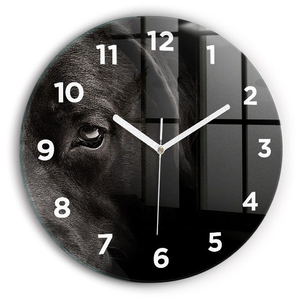 Horloge ronde Chien et chat Scottish Fold