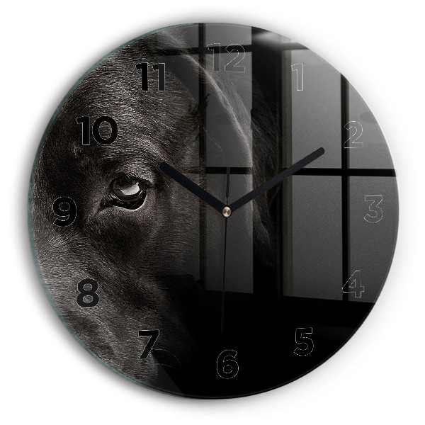 Horloge ronde Chien et chat Scottish Fold