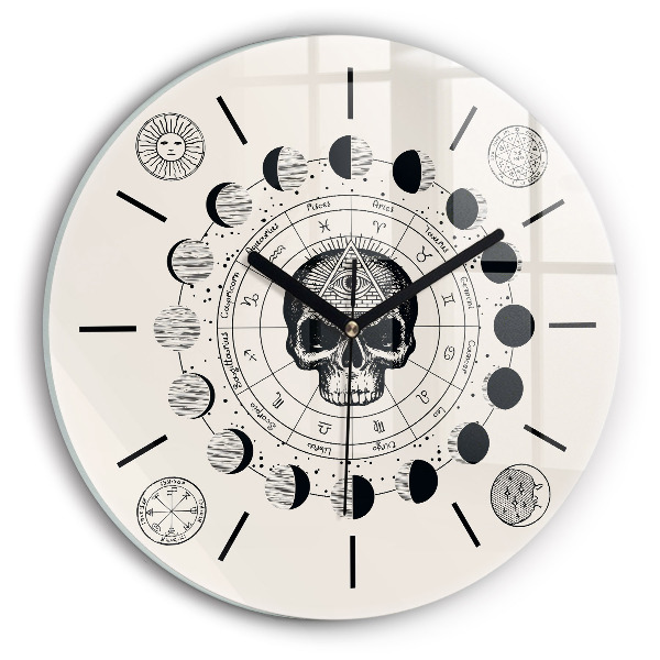 Horloge ronde Phases de la lune