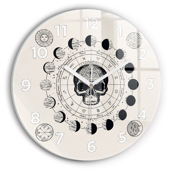 Horloge ronde Phases de la lune